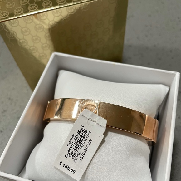 Michael Kors Gold Pave Hinge Bracelet - Picture 3 of 6